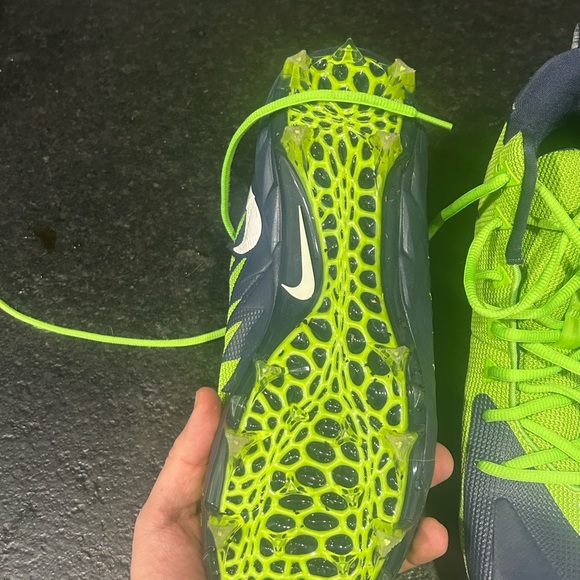 Nike Alpha Menace Pro Seattle Seahawks Football Cleats Mens Size 12 - Picture 6 of 8